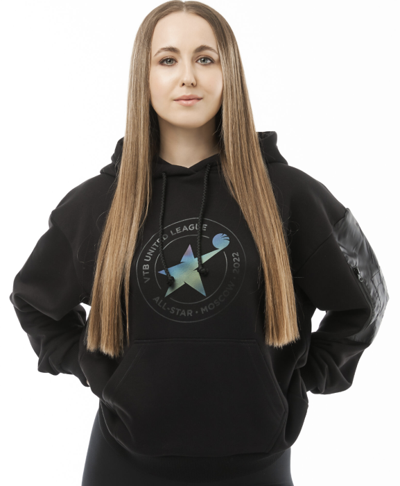 Черное худи ALL STAR (oversize)