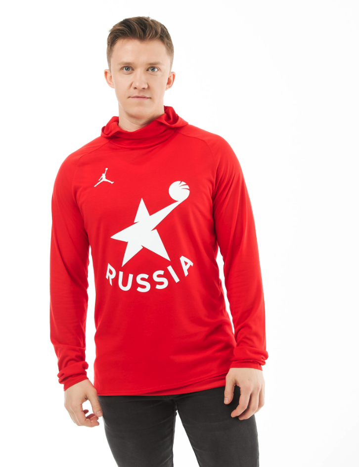 Разминочная футболка JORDAN (Красная)