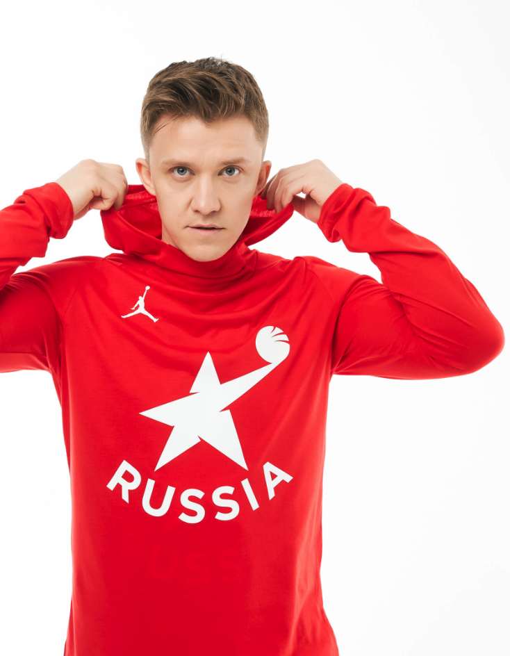 Разминочная футболка JORDAN (Красная)