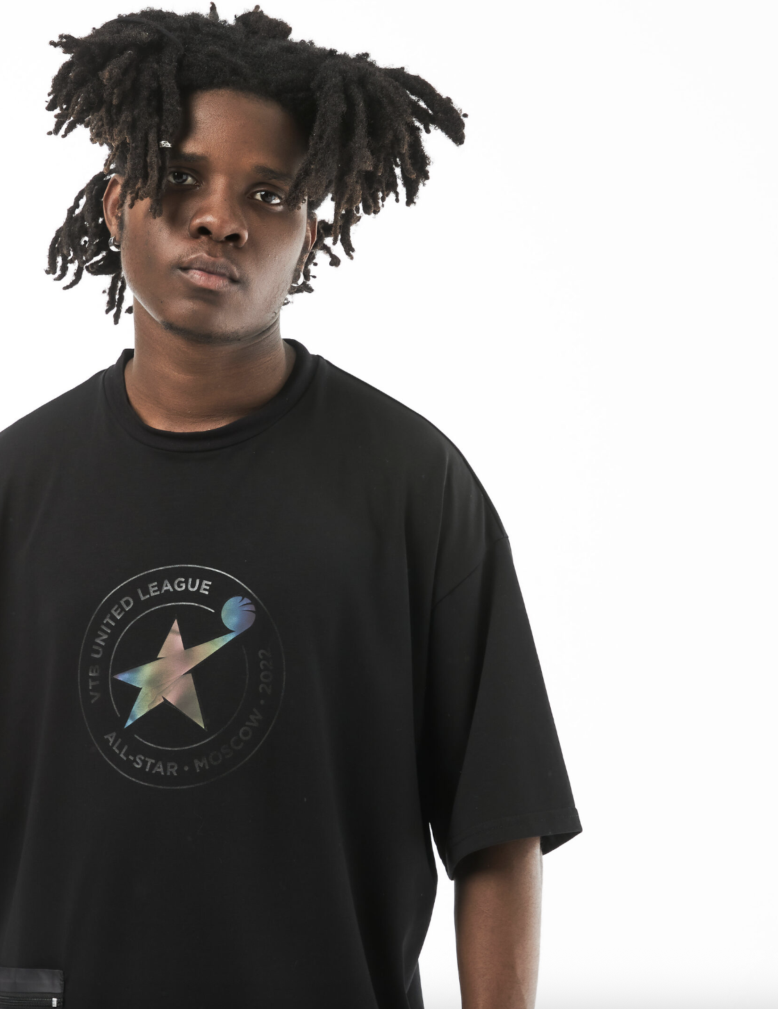 Черная футболка ALL STAR (oversize)