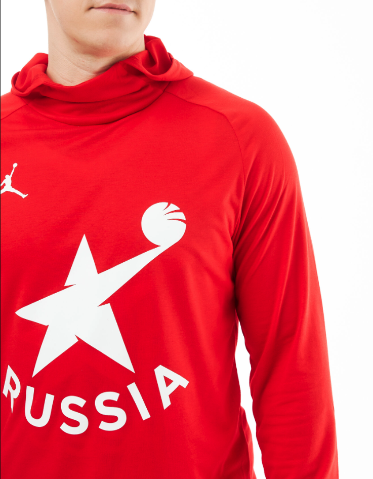 Разминочная футболка JORDAN (Красная)