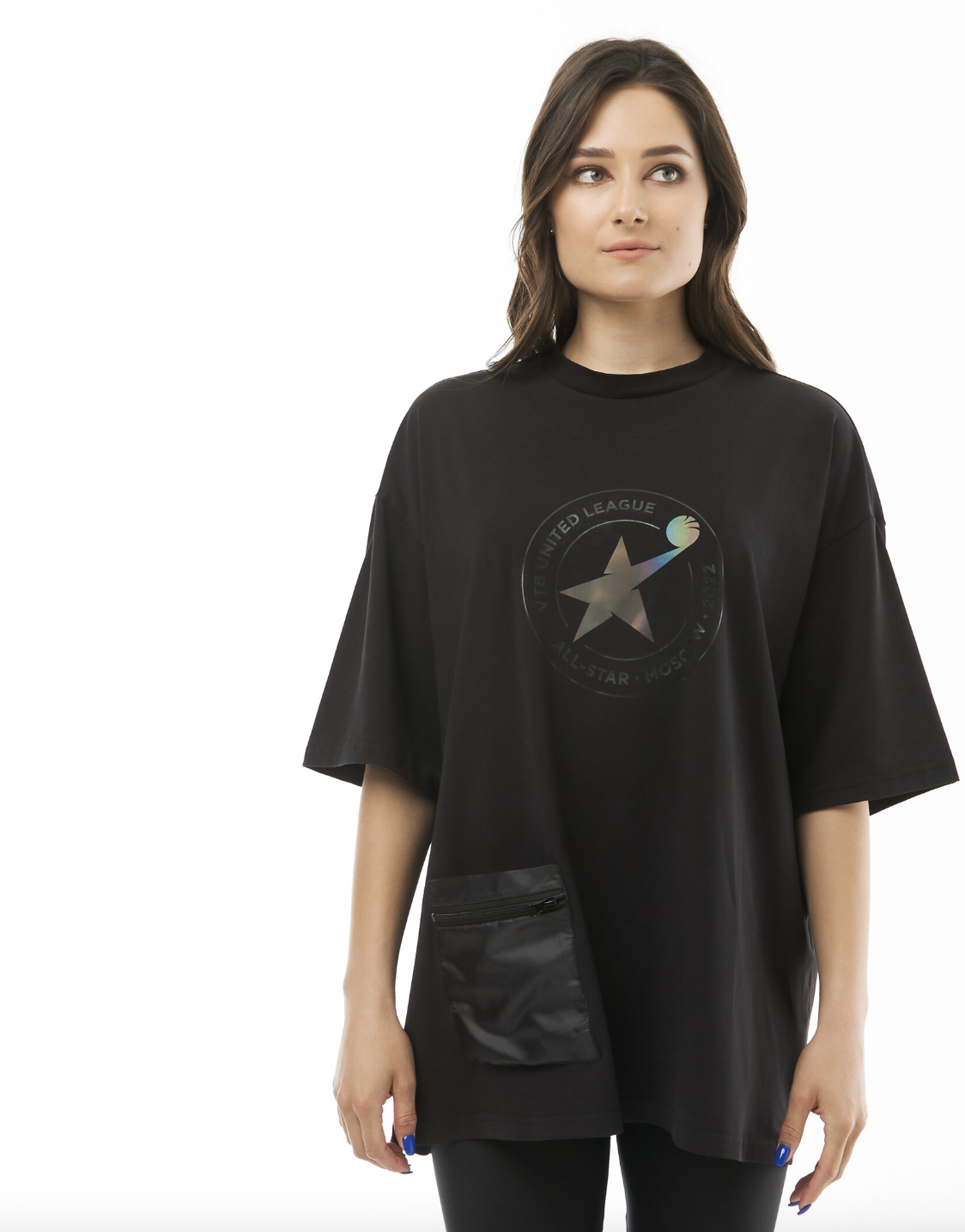 Черная футболка ALL STAR (oversize)