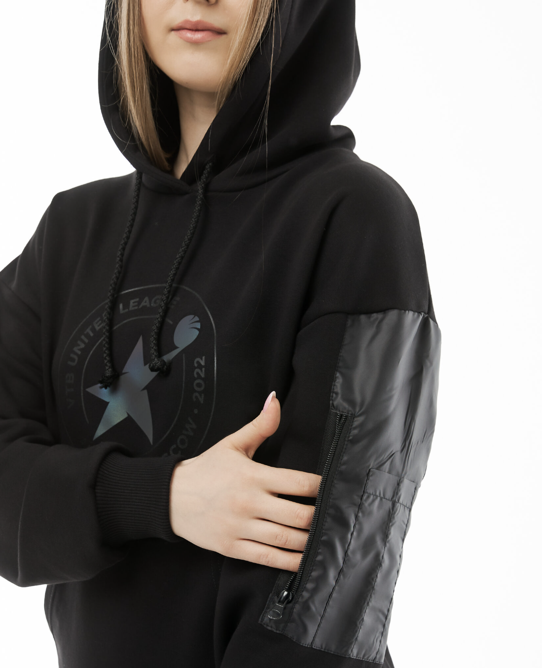 Черное худи ALL STAR (oversize)