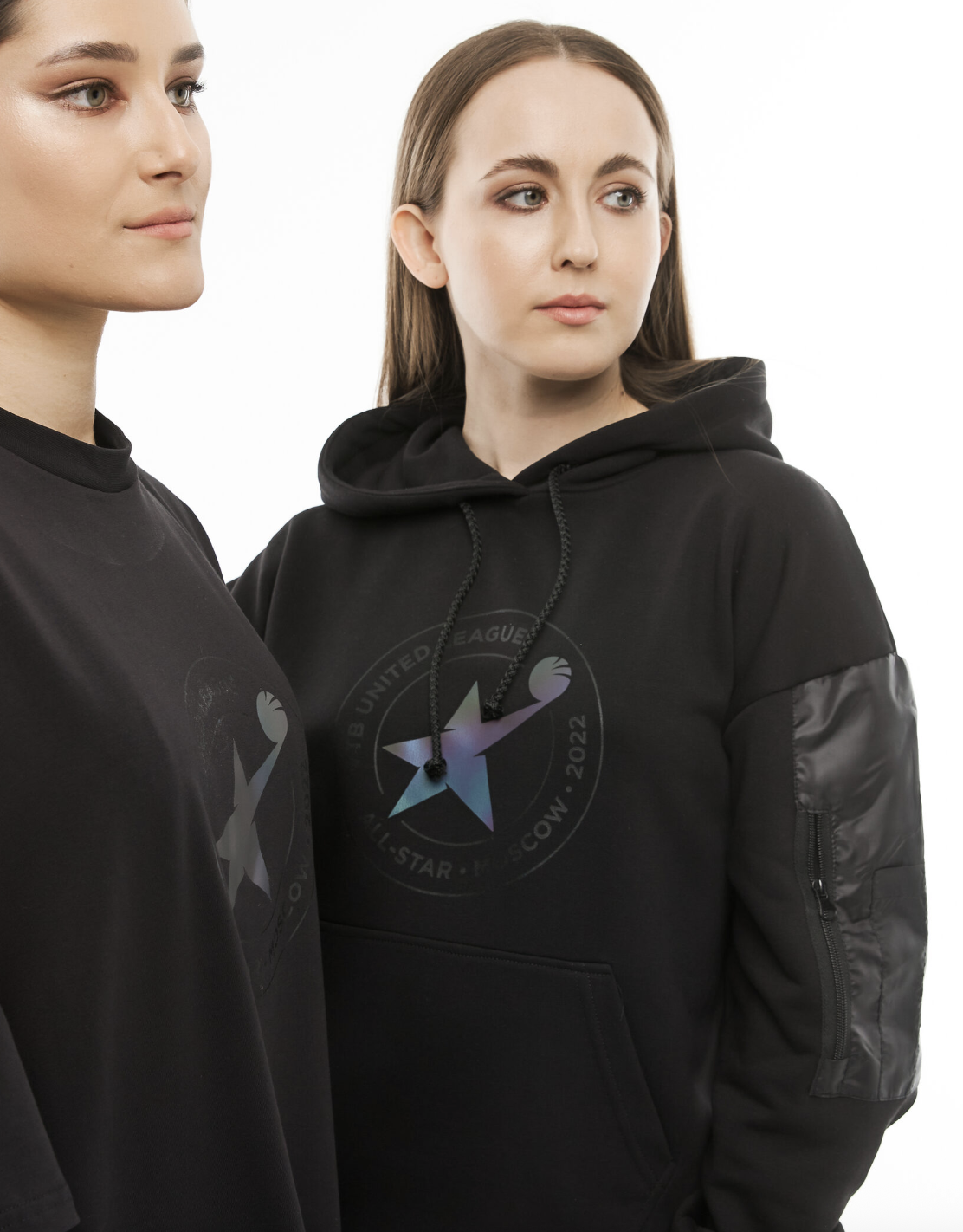 Черное худи ALL STAR (oversize)