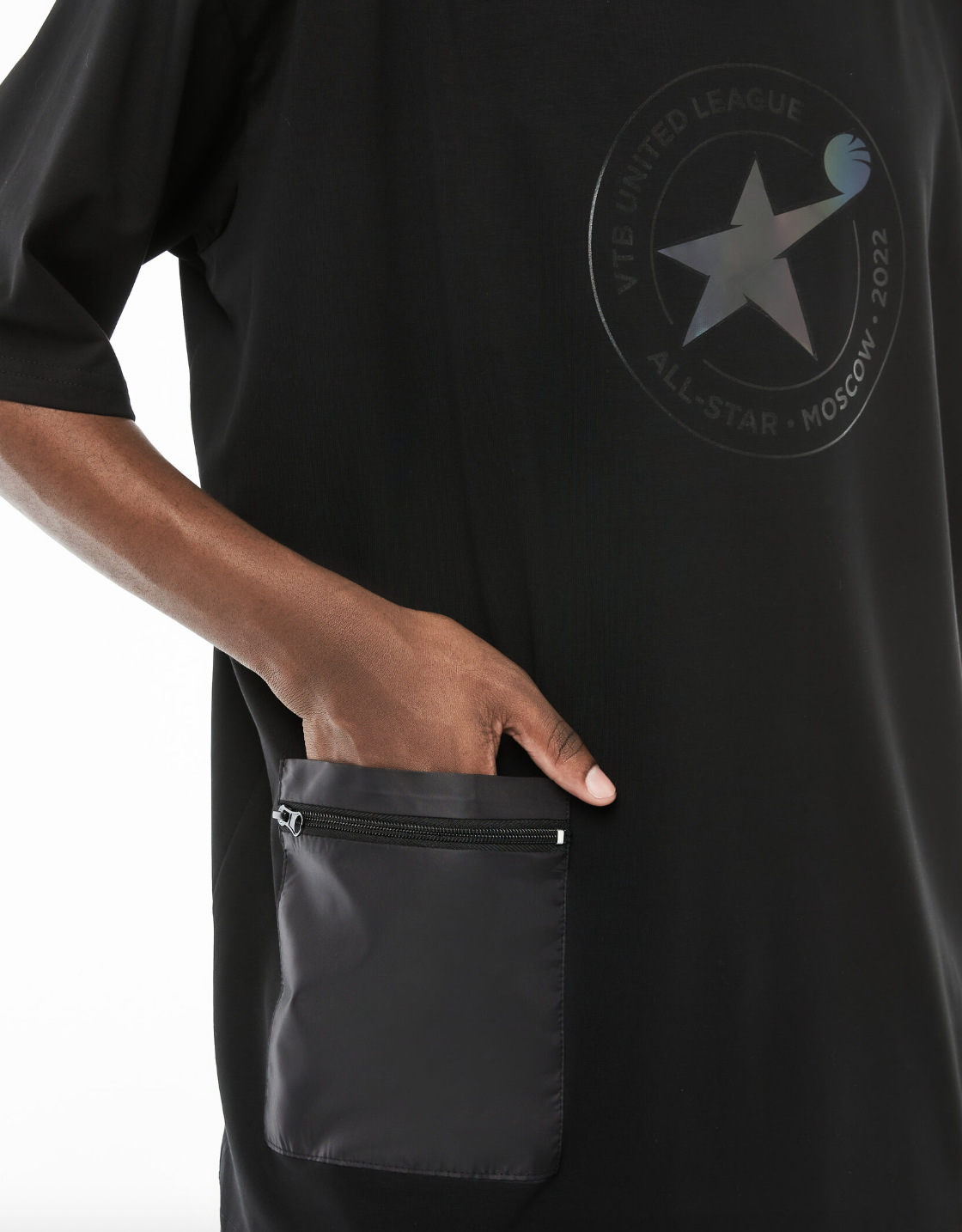 Черная футболка ALL STAR (oversize)