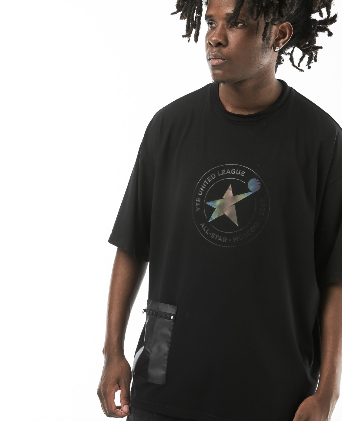 Черная футболка ALL STAR (oversize)